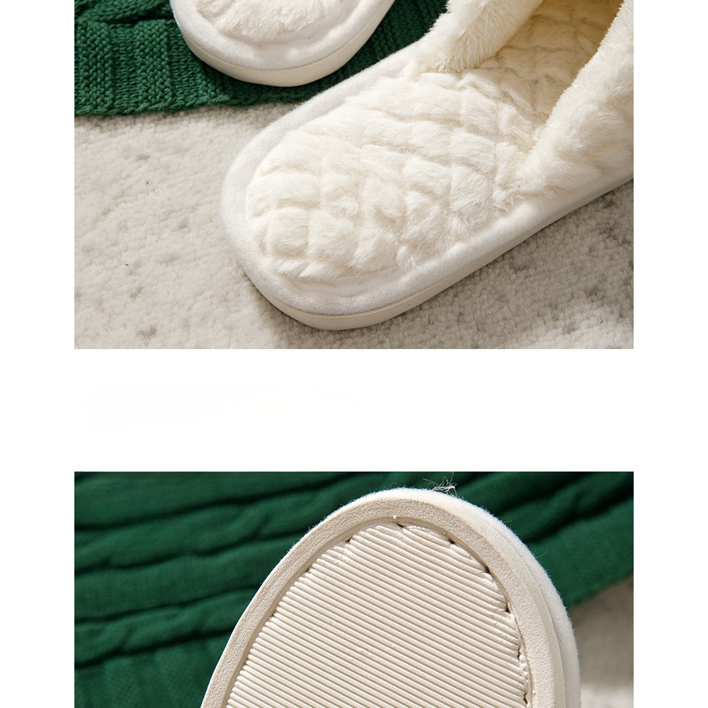 Fluffy Bear Unisex Peluş Ev Terliği