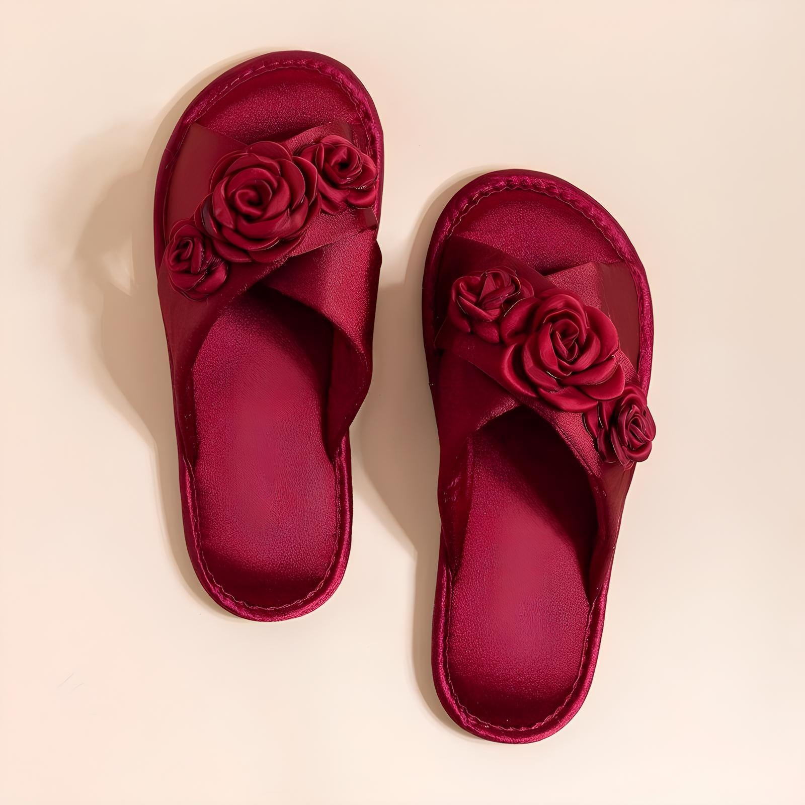 Luxe Satin Çift Terliği