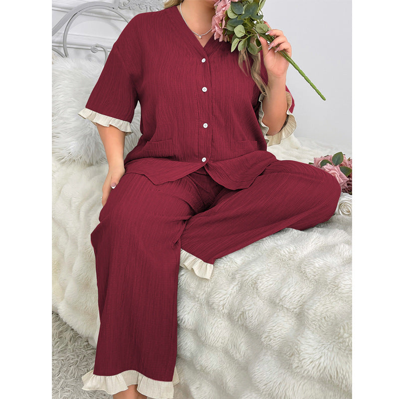 Blumenmuster-Satin-Pyjama-Set mit dünnen Trägern