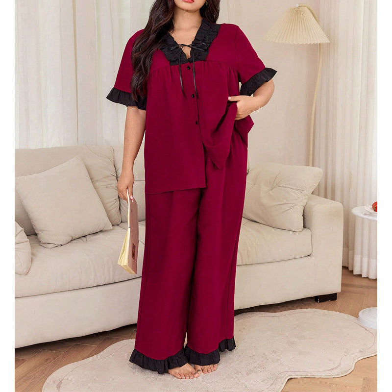 Blumenmuster-Satin-Pyjama-Set mit dünnen Trägern