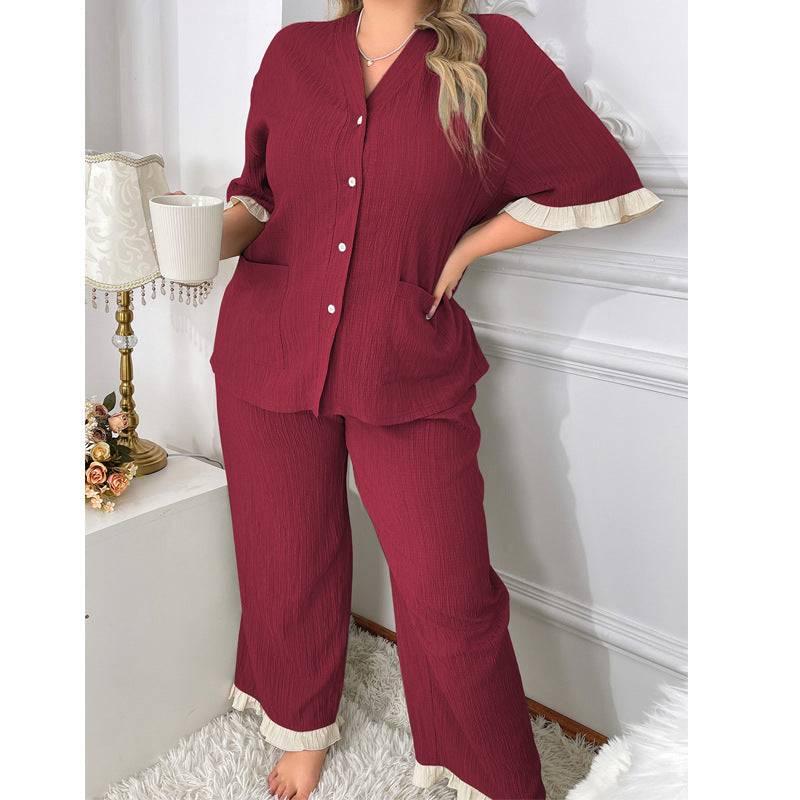 Blumenmuster-Satin-Pyjama-Set mit dünnen Trägern