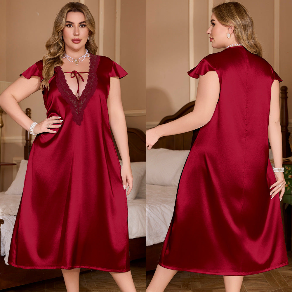 Blumenmuster-Satin-Pyjama-Set mit dünnen Trägern