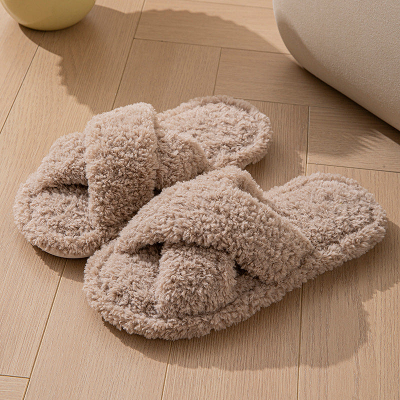 Lambskin Plush Ev Terliği