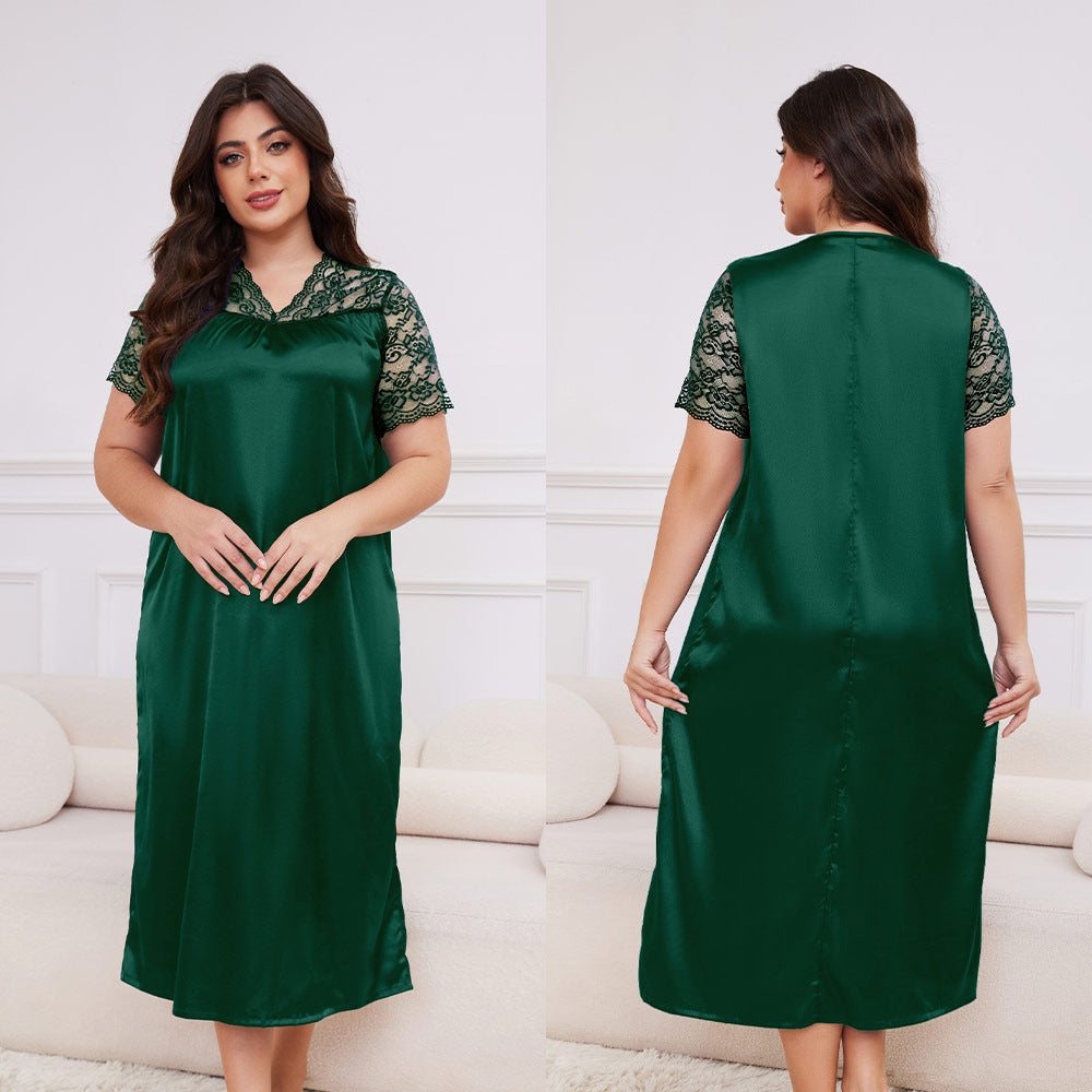 Blumenmuster-Satin-Pyjama-Set mit dünnen Trägern