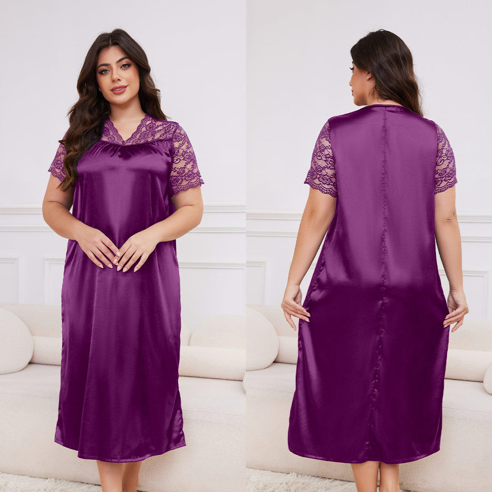 Blumenmuster-Satin-Pyjama-Set mit dünnen Trägern