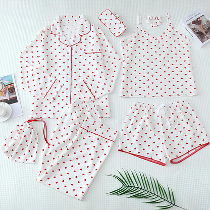 Negligé- und Morgenmantel-Set aus Satin mit Spitzen-Details, tiefem Dekolleté vorne und hinten sowie Spaghettiträgern