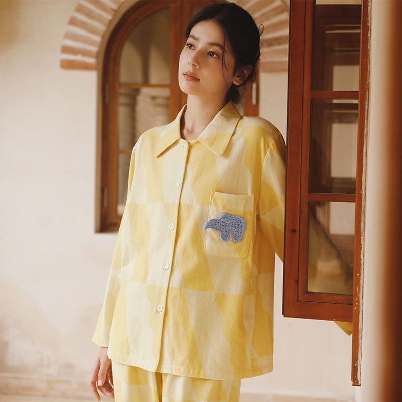 Floral Patterned Thin Strap Satin Pajama Set