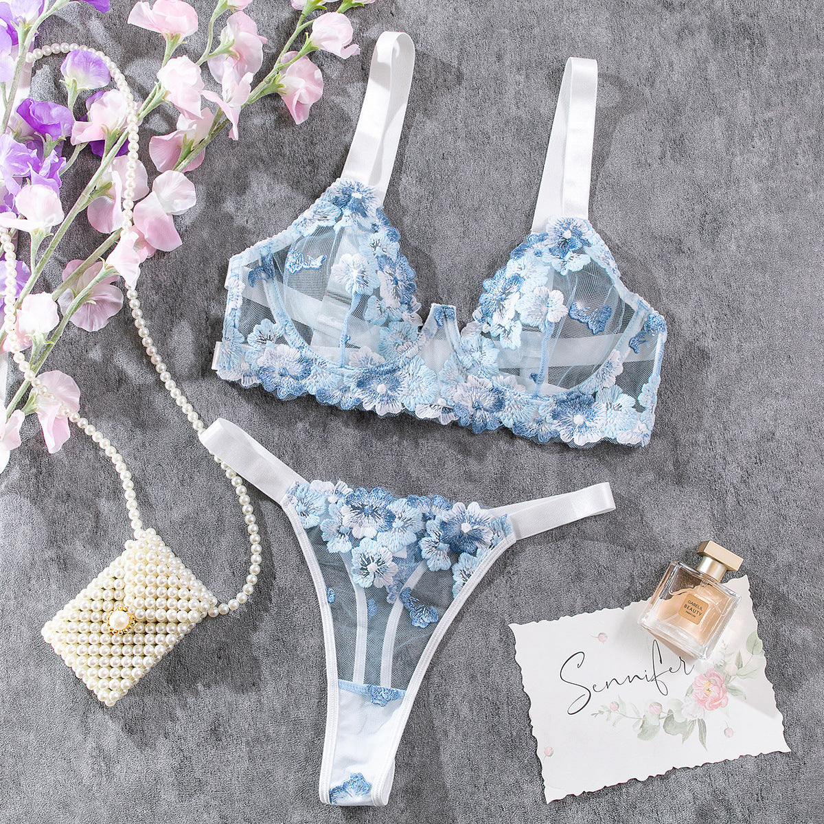Fleur Embellie Sütyen & Tanga Takım