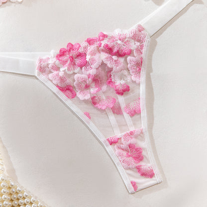 Satin-Nachthemd- und Morgenmantel-Set mit Spitzendetails und schmalen Trägern